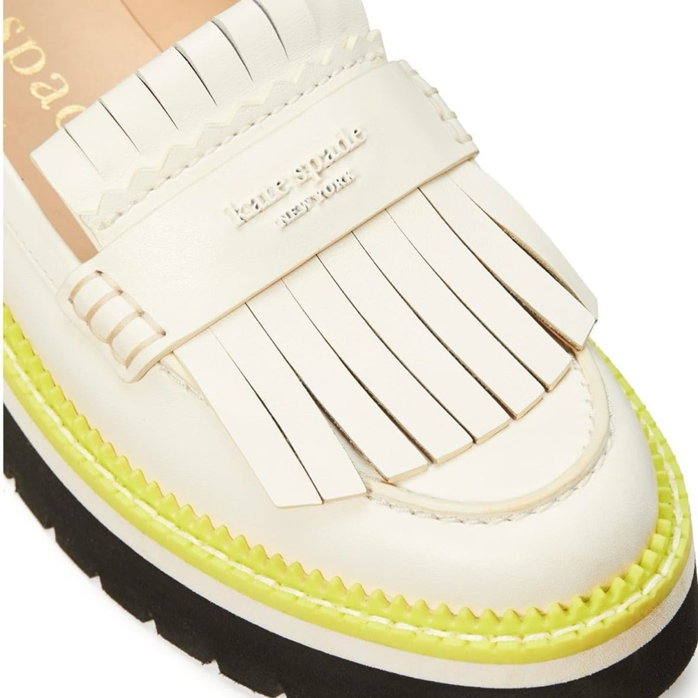 Kate Spade Women's Cream and Yellow Loafers
